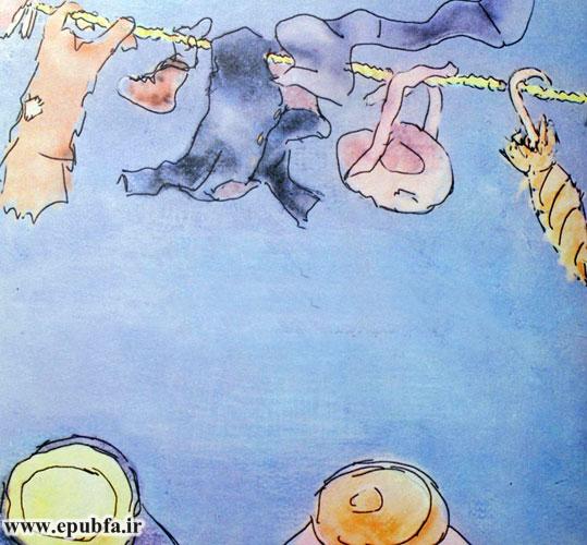 و تمام ناراحتیهای مردم دهکده از داخل سبد به روی طناب ریخت